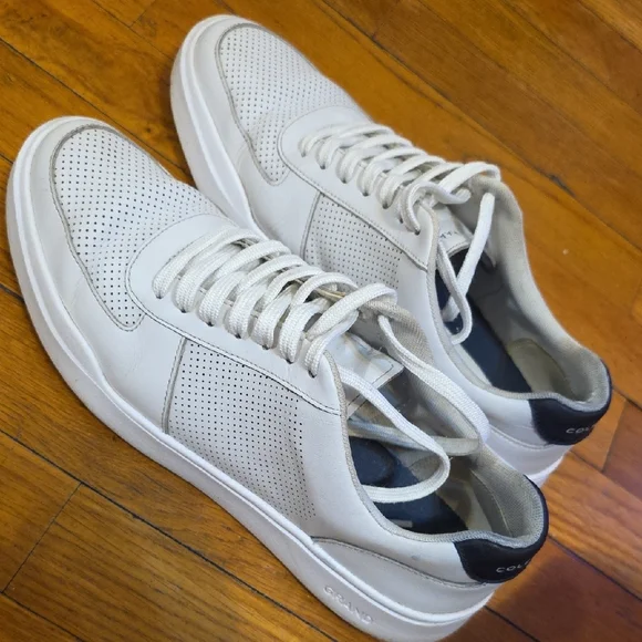 Cole Haan Men's Cream and White Sneakers - Picture 9 of 9